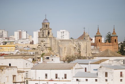 Andalusien for family - Familienreise Andalusien - Jerez weiße Gebäude