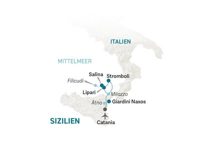 Sizilien Family & Teens - Karte 2022