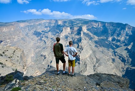 Oman for family individuell - Oman mit Kindern - Kids am Jebel Shams