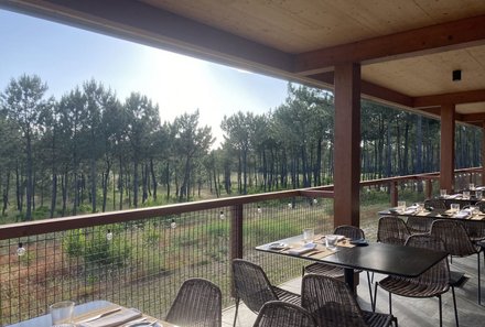 Portugal Familienurlaub - FeelViana Restaurant mit Ausblick