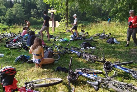 Baltikum Familienreise - Baltikum Family & Teens - Fahrradtour Badepause