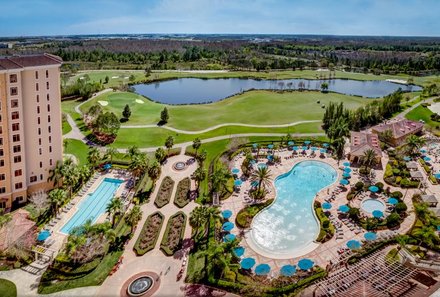 Florida Rundreise mit Kindern - Rosen Shingle Creek - Außenansicht