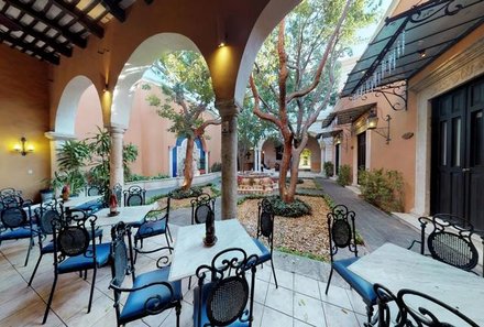 Mexiko Family & Teens - Hotel La Mision De Fray Diego - Terrasse