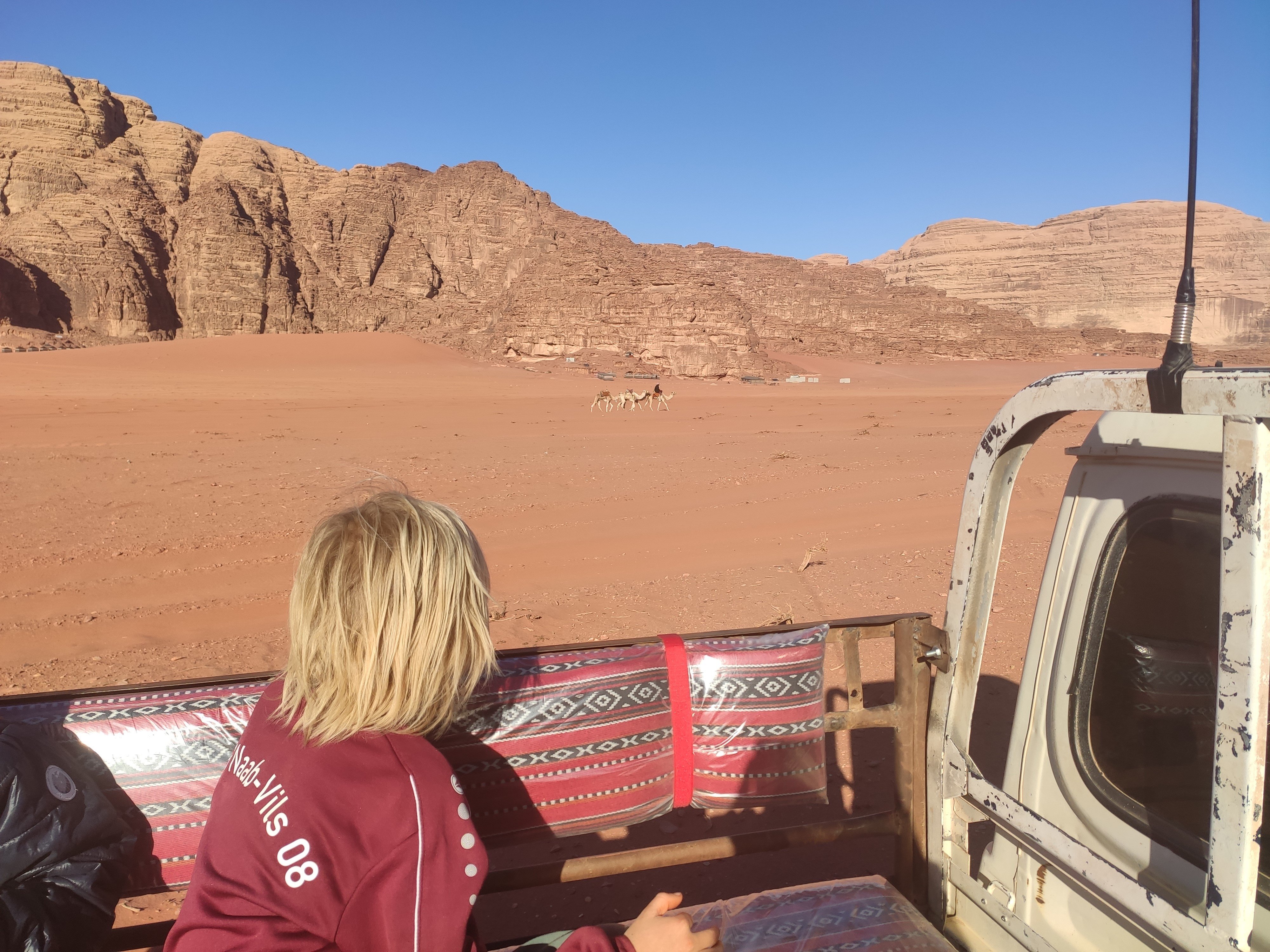 Reisebericht Jordanien mit Kindern - Mit dem Pick-up durch die Wüste Wadi Rum