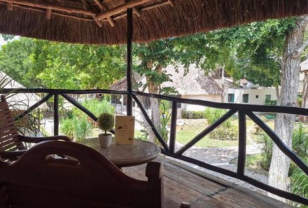 Mexiko Family & Teens - Hotel Villas Chicanna - Balkon