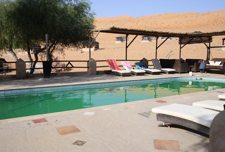 Familienurlaub Oman - Oman Family & Teens - 1000 Nights Camp - Pool