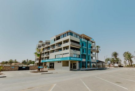 Namibia for family - Beach Hotel Swakopmund - Außenansicht