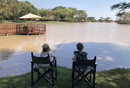 Kenia Family & Teens - Voyager Ziwani Lodge - Kinder beim Angeln