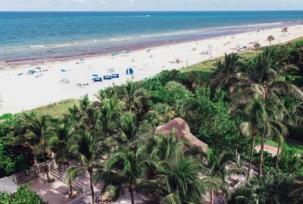 Florida Rundreise mit Kindern - Florida for family individuell - Miami Beach - Cadillac Hotel & Beach Club - Strand