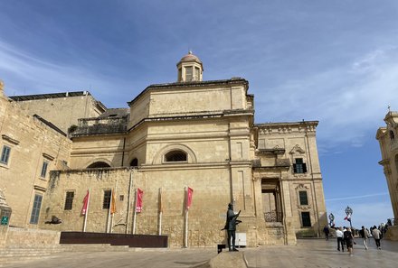 Malta Familienreise - Malta for family - Rallye durch Valletta - Kirche der heiligen Katharina von Italien