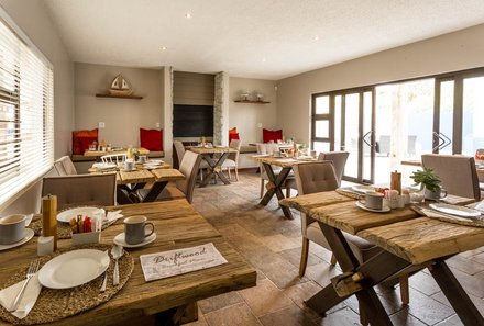 Namibia Familienreise - Driftwood Guesthouse - Restaurant