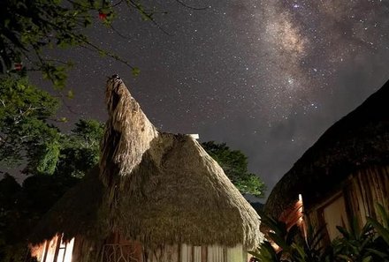 Familienurlaub Mexiko - Mexiko for family - Sak Nok - bei Nacht - Sternenhimmel