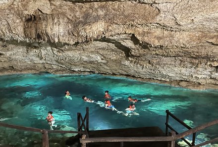 Mexiko Familienreise - Hacienda Sotuta de Peon Cenote