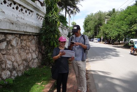 Laos und Vietnam Familienreise - Laos und Vietnam Reise mit Kindern - Schatzsuche durch die Stadt Luang Prabang