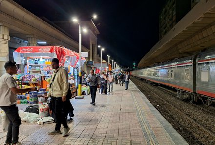 Familienreise Ägypten - Ägypten for family - Bahnhof für die Nachtzugfahrt