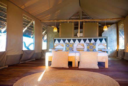 Familienreise Tansania - Tansania for family individuell deluxe - Conservation Area - Olduvai Ndogo Camp - Ausstattung Zelt