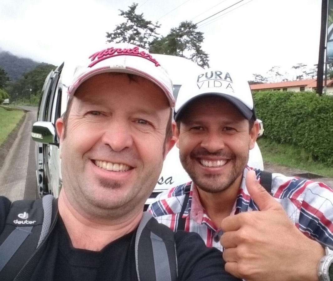 Costa Rica Familienreise - Rainer Stoll und Jonathan im Januar 2017 in Costa Rica