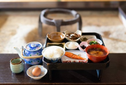 Japan for family - Miyama - Traditionelle Speisen