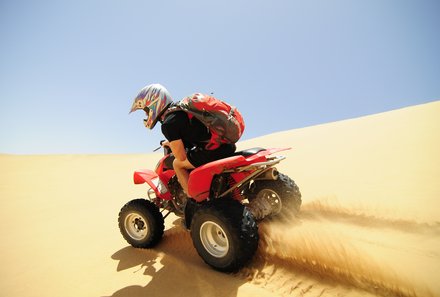 Familienurlaub Namibia - Namibia mit Teenagern - Quad