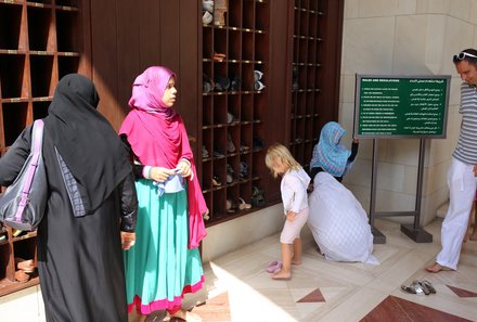 Reisebericht über den Urlaub mit Kindern im Oman - Oman mit Kindern - Moschee