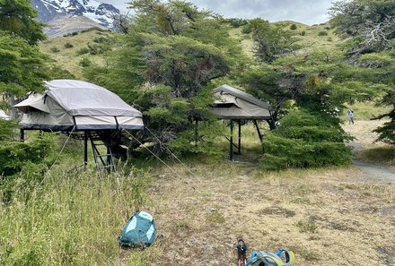 Patagonien mit Jugendlichen - Wandern mit Kindern in Argentinien und Chile - Zelte Camping