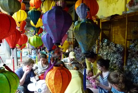 Vietnam Familienreise - Vietnam Summer - Hoi An Laternen basteln