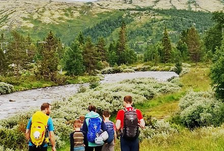 Norwegen Familienreise - Norwegen for family - Familien-Wanderung zum Heidalsmuen