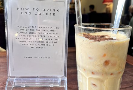 Vietnam Familienreise - Vietnam for family individuell - Egg Coffee