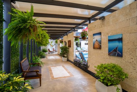 Costa Rica for family - San José - KC Hotel - Flur