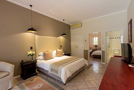 Familienreise Garden Route - Garden Route for family - Hlangana Lodge Zimmer