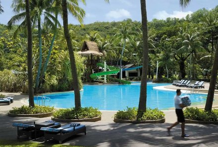 Malaysia & Borneo Family & Teens - Familienreise Malaysia - Shangri La Rasa Ria -Pool