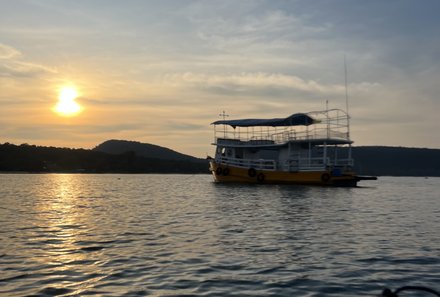 Vietnam & Kambodscha Familienreisen - Kambodscha - Koh Rong Samloem - Kajaktour zum Sonnenuntergang