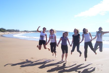 Australien Familienreise - Teenager am Strand