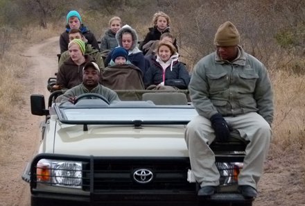 Familienreise Südafrika - Südafrika for family - Makutsi - Safari im Jeep