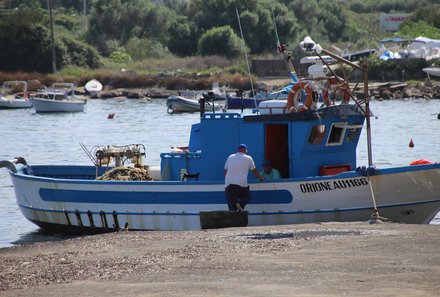 Sizilien Familienreise - Fischerboot