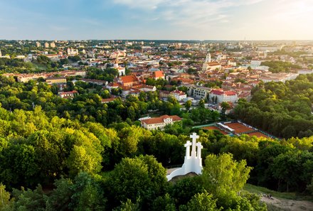 Baltikum for family - Vilnius - Panoramablick von oben