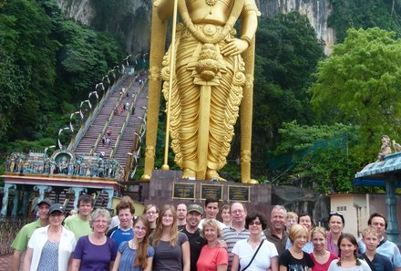 Familienreise Malaysia & Borneo - Malaysia & Borneo Teens on Tour - Goldene Statue