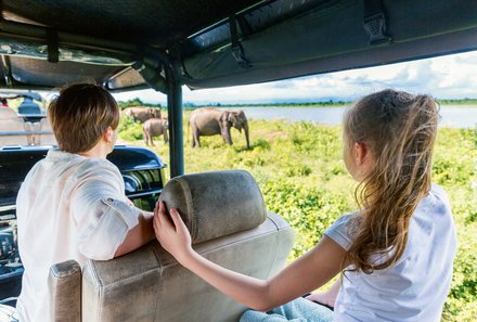 Sri Lanka mit Jugendlichen - Sri Lanka Family & Teens - Elefanten im Udawalawe Nationalpark