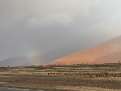 Namibia for family - Namibia Familienreise - Regenbogen in der Wüste