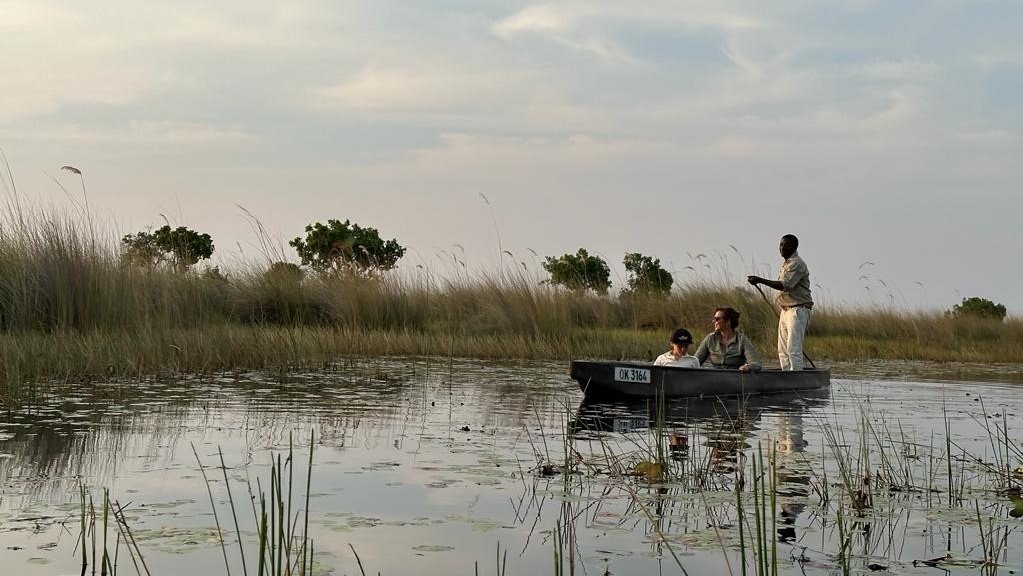 Botswana Flug-Safari mit Kindern - Botswana Rundreise mit Kindern - Flußsafari