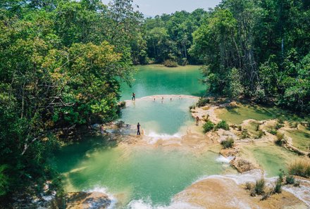 Mexiko Familienreise - Mexiko Family & Teens - Chiapa Wasserfall