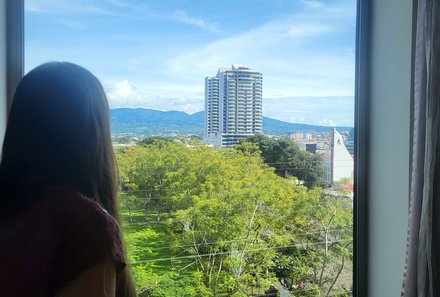 Familienreise Costa Rica - Costa Rica for family - San José - Park Inn by Radisson - Aussicht
