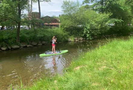 Deutschland Familienreise - Deutschland Camping for family - Stand Up Paddeling