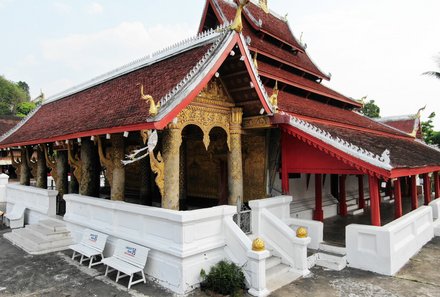 Laos und Vietnam Familienreise - Laos und Vietnam Reise mit Kindern - Wat Mai Tempel