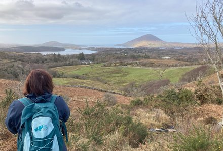 Irland Familienreise - Irland for family - Diamond Hill im Connamara Nationalpark - Wanderung