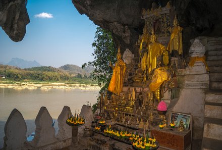 Laos und Vietnam Familienreise - Laos und Vietnam Reise mit Kindern - Pak Ou-Höhlen Luang Prabang
