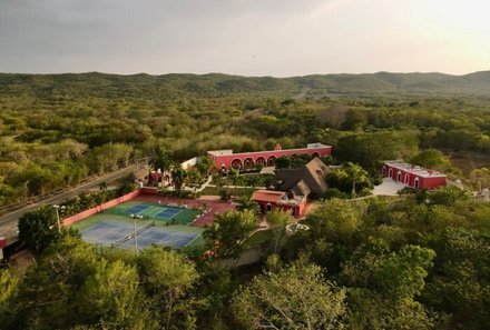 Mexiko Familienreise - Mexiko for family - Hacienda Maria Elena - Aussenansicht