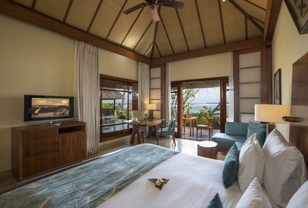 Südafrika Familienreise - Garden Route for family - Mauritius Verlängerung - Shanti Maurice Resort & Spa - Zimmer