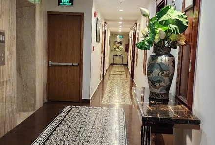 Vietnam Familienreise - Vietnam for family - Mekong Delta - Happy Life Grand Hotel - Flur
