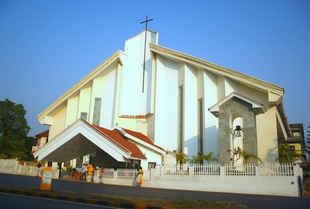 Indien mit Kindern - The Zuri White Sands Goa Resort - Holy Cross Church